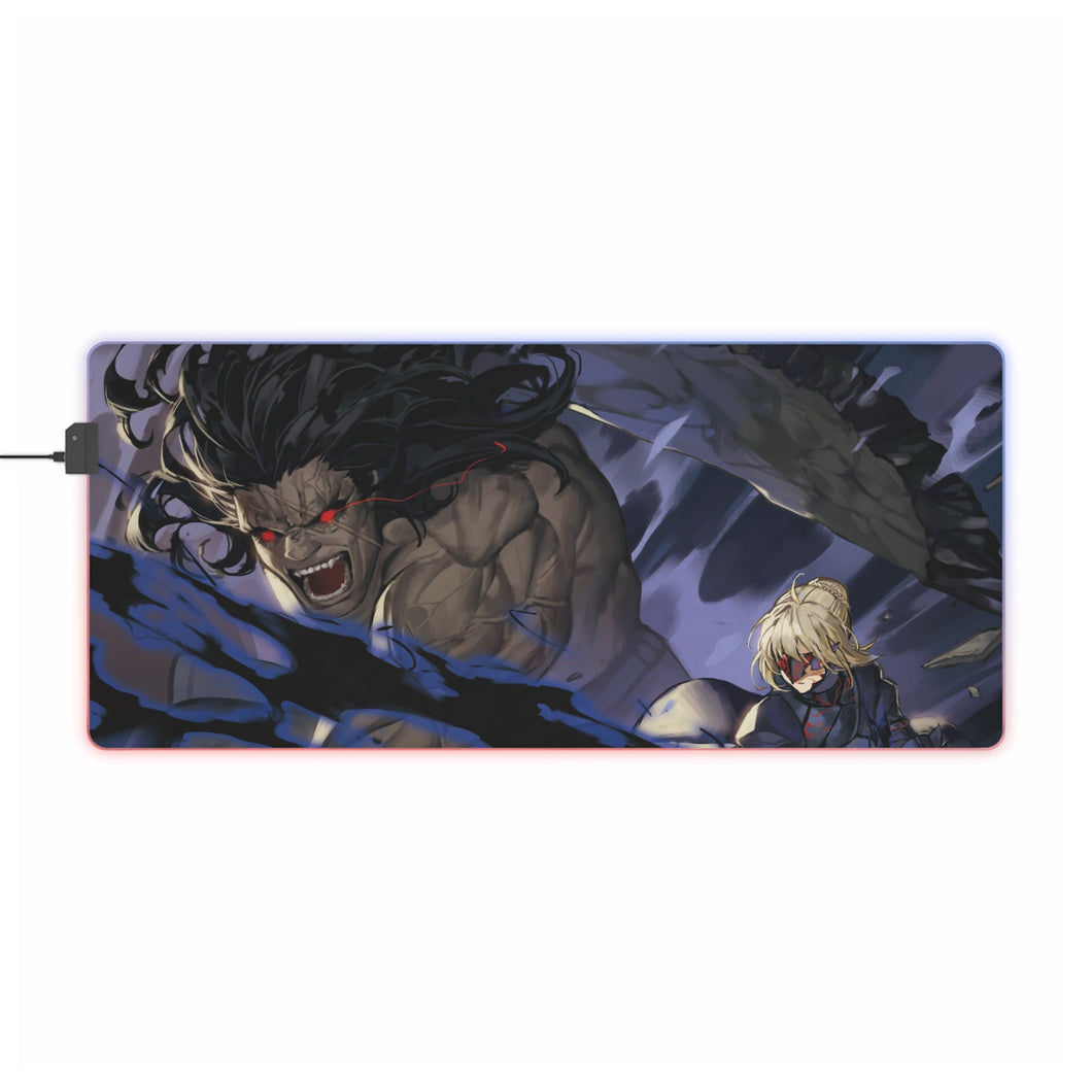 Berserker, Saber Alter RGB LED Mouse Pad (Desk Mat)