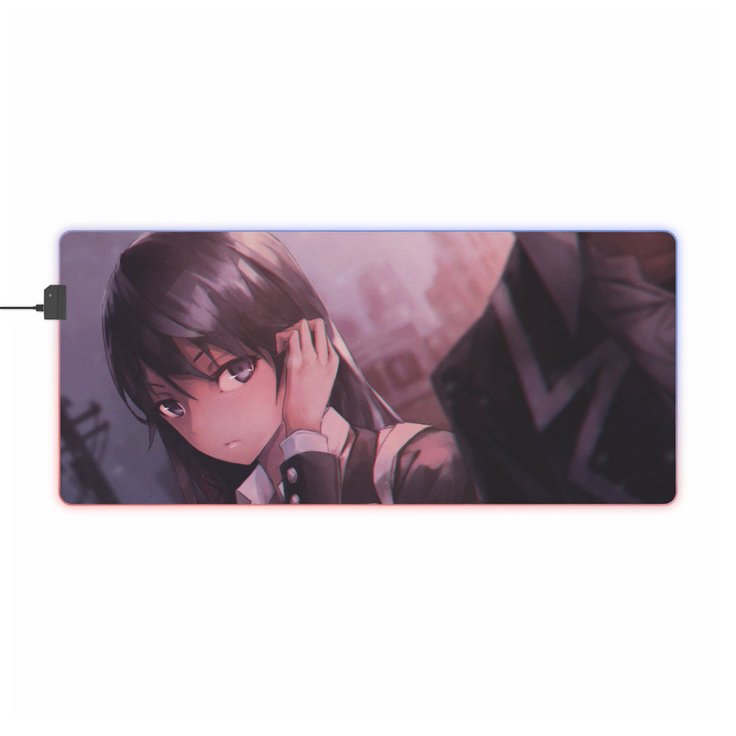 My Teen Romantic Comedy SNAFU Yukino Yukinoshita RGB LED Mouse Pad (Desk Mat)