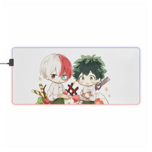 Load image into Gallery viewer, My Hero Academia Izuku Midoriya, Katsuki Bakugou RGB LED Mouse Pad (Desk Mat)

