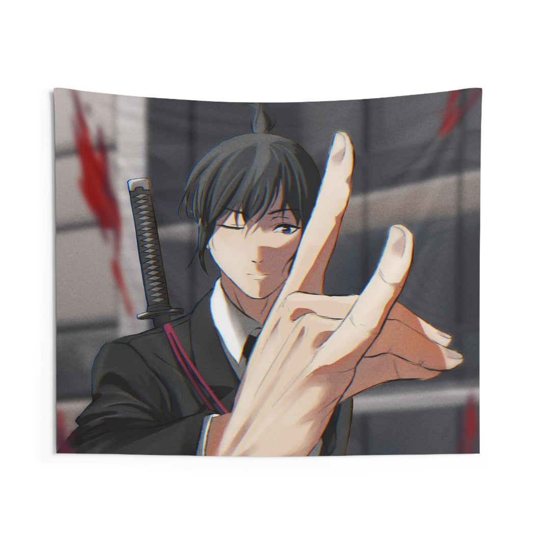 Anime Chainsaw Man Indoor Wall Tapestry
