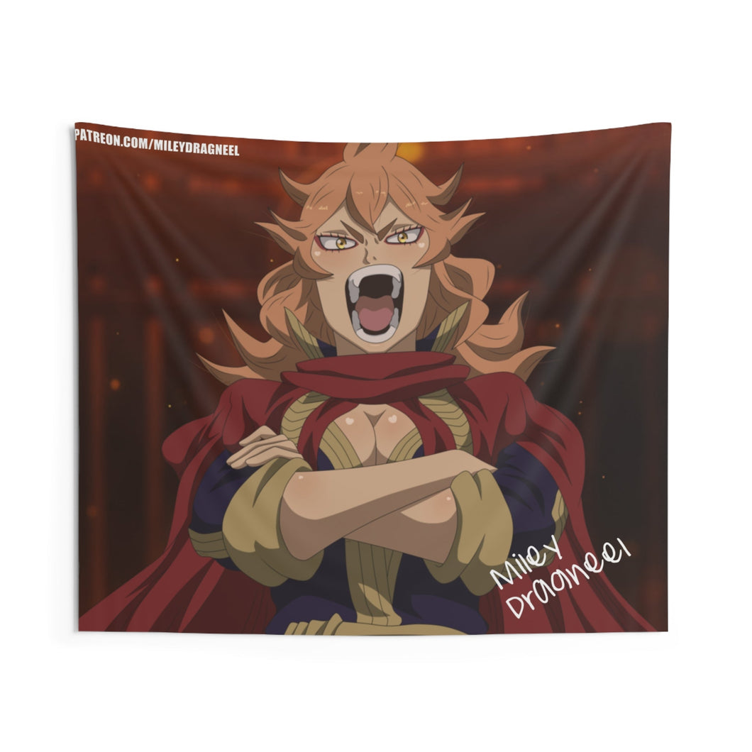 Black Clover Mereoleona Vermillion Indoor Wall Tapestry