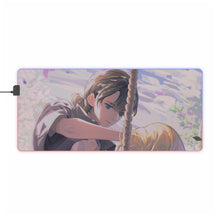 Load image into Gallery viewer, Shinpei Ajiro &amp; Ushio Kofune RGB LED Mouse Pad (Desk Mat)
