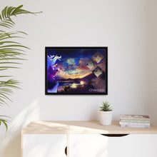Load image into Gallery viewer, Nao Tomori holding a apple Canvas Framed Art Print
