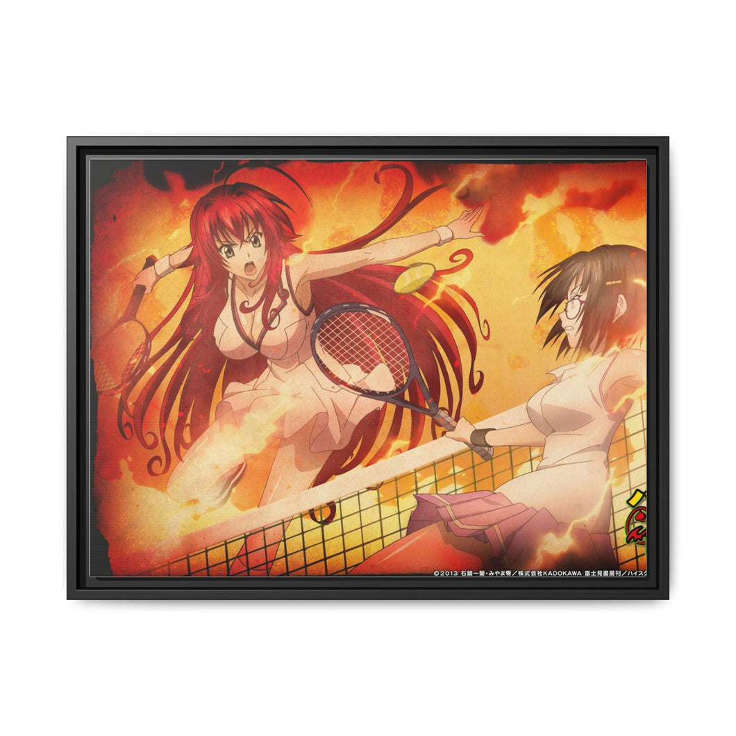 High School DxD Rias Gremory Canvas Framed Art Print