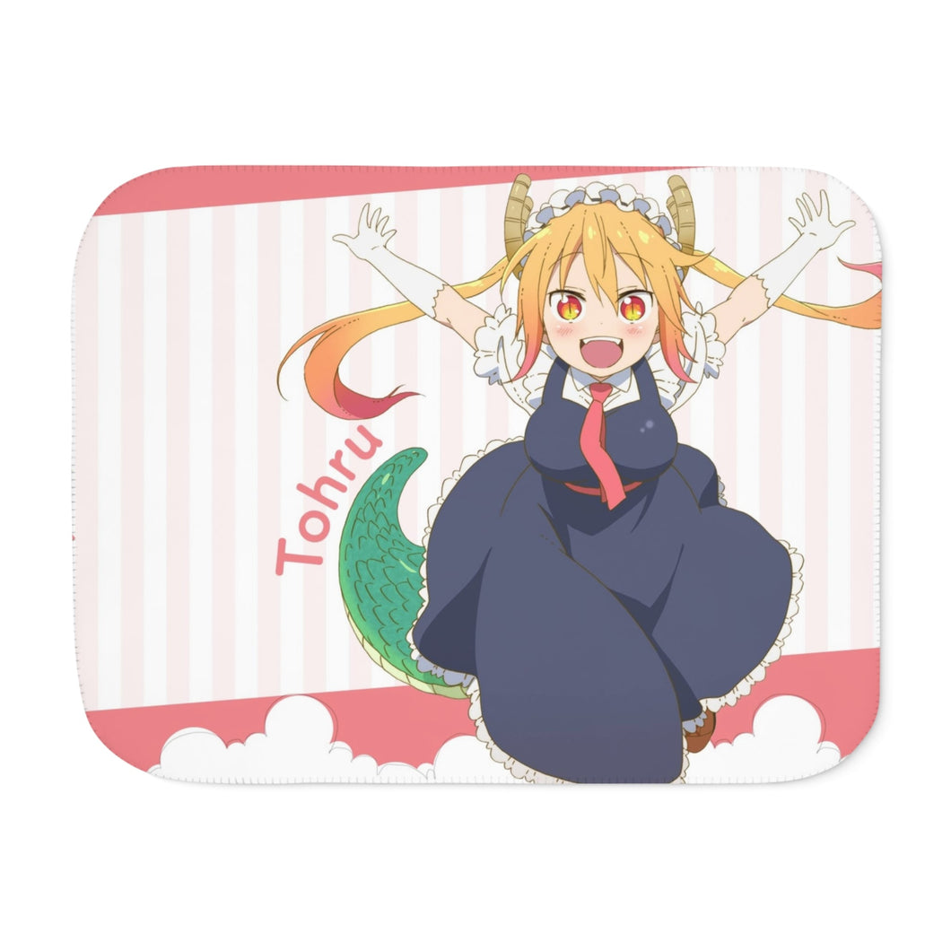 Miss Kobayashi's Dragon Maid Sherpa Blanket