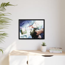 Load image into Gallery viewer, Protagonist and Antagonist Faces Canvas Framed Art Print
