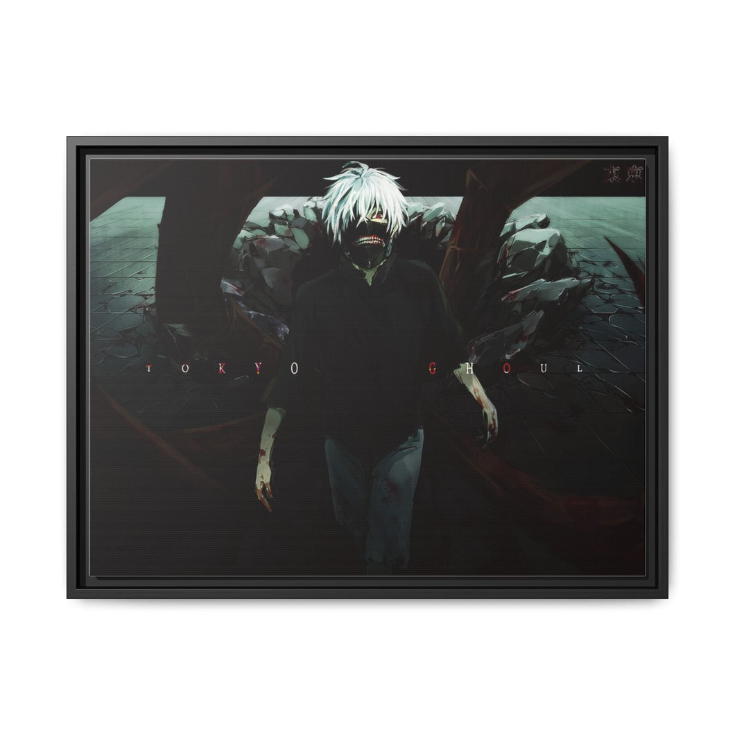 Tokyo Ghoul Ken Kaneki Canvas Framed Art Print