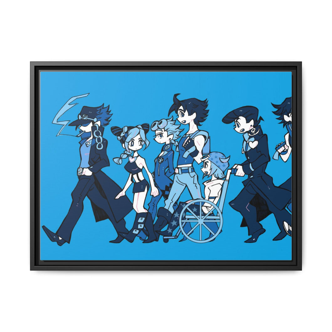 Anime Jojo's Bizarre Adventure Canvas Framed Art Print