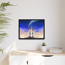 Load image into Gallery viewer, Anime Your Name. Canvas Framed Art Print
