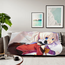 Load image into Gallery viewer, Nao Tomori holding a camera Sherpa Blanket

