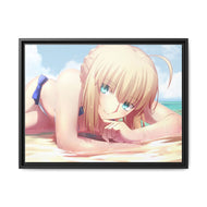 Anime Fate/Stay Night Canvas Framed Art Print