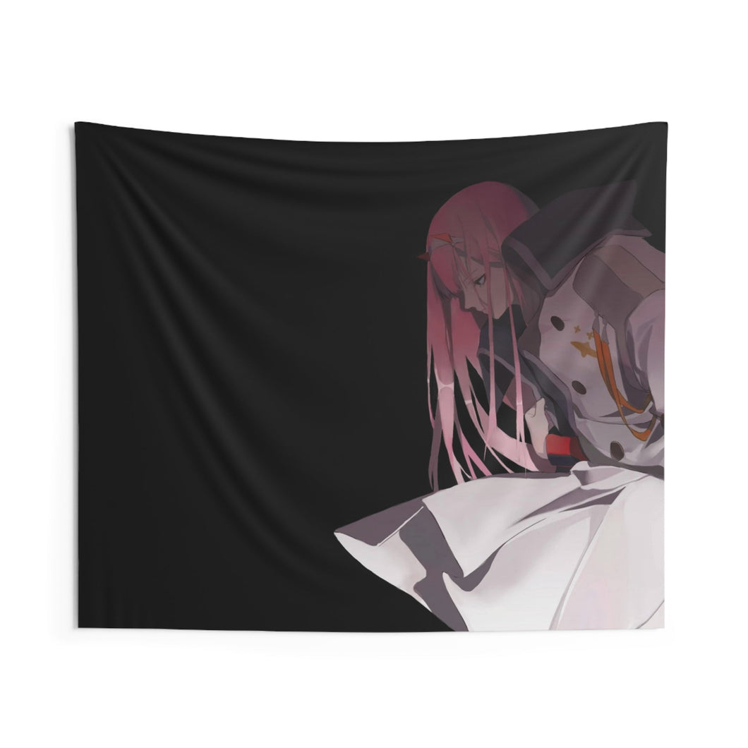 Girl in dark Indoor Wall Tapestry