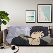 Load image into Gallery viewer, Durarara!! Izaya Orihara Sherpa Blanket
