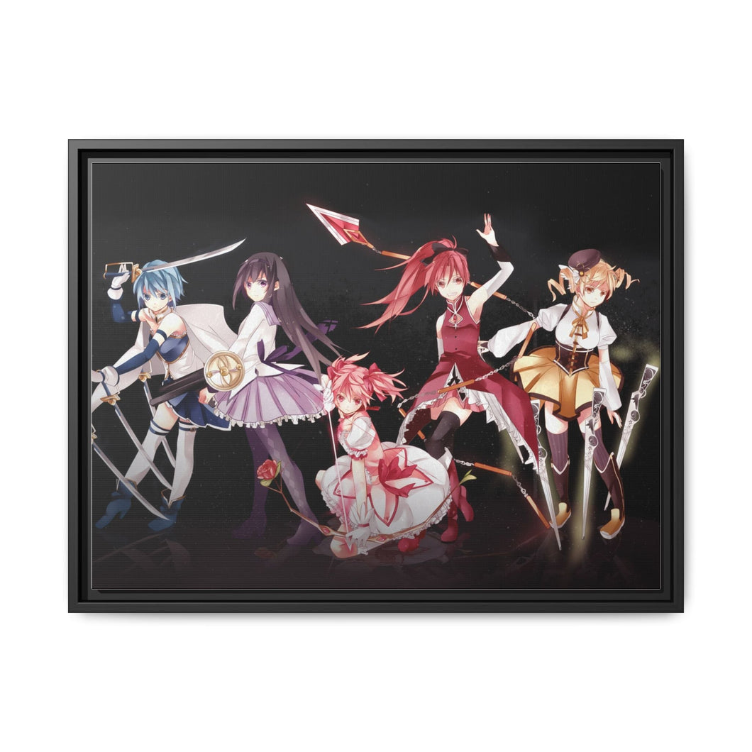 Anime Puella Magi Madoka Magica Canvas Framed Art Print