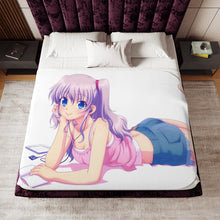 Load image into Gallery viewer, Nao Tomori smiling Sherpa Blanket
