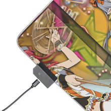 Load image into Gallery viewer, Memory Defrag Rainbow Sky Banner RGB LED Mouse Pad (Desk Mat)

