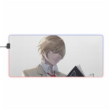 Load image into Gallery viewer, Death Note Light Yagami RGB LED Mouse Pad (Desk Mat)
