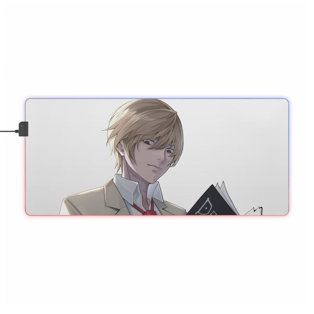 Death Note Light Yagami RGB LED Mouse Pad (Desk Mat)