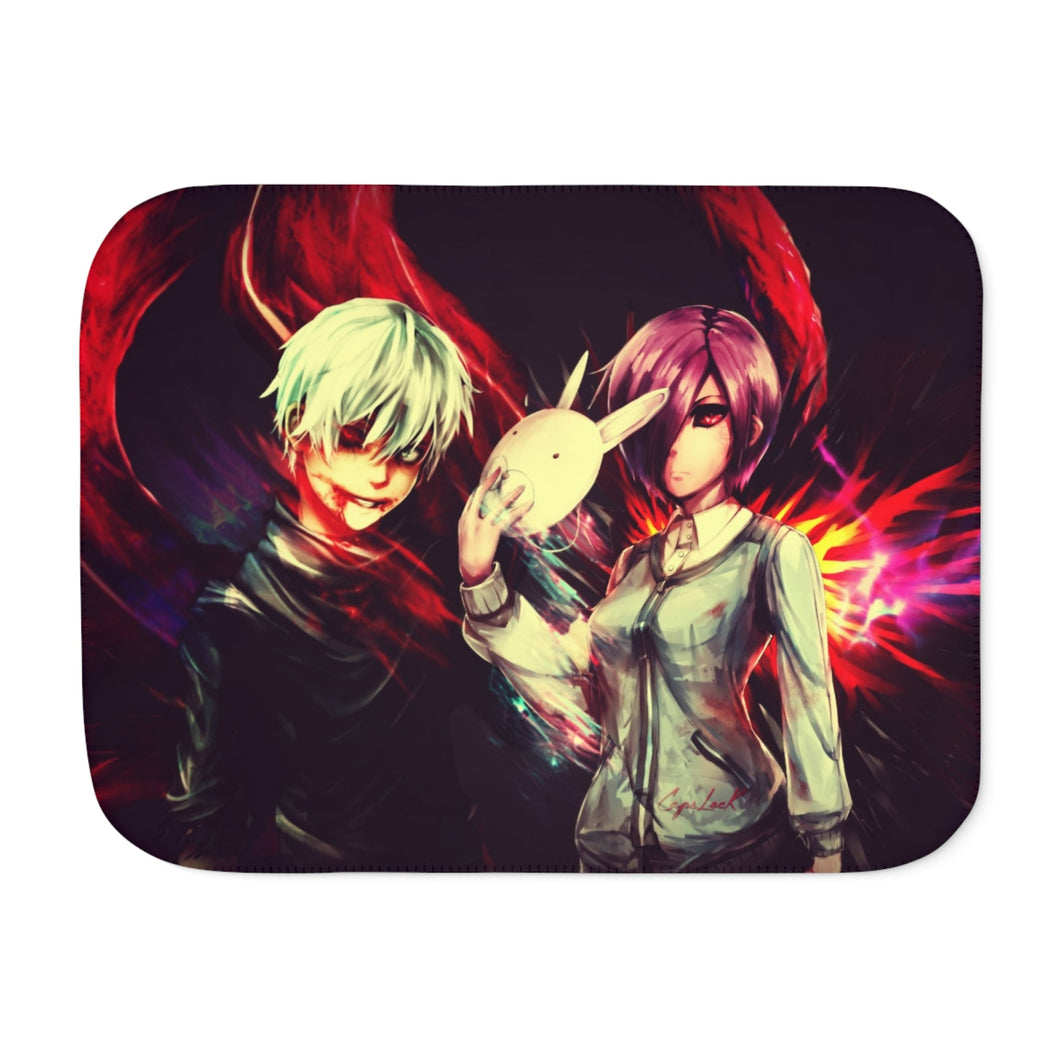 Tokyo Ghoul-Kaneki and Touka Sherpa Blanket