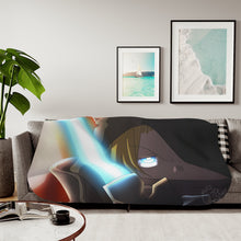 Load image into Gallery viewer, Fire Force Arthur Boyle Sherpa Blanket
