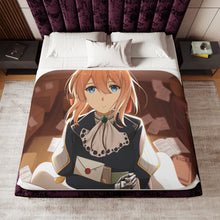 Load image into Gallery viewer, Violet Evergarden Sherpa Blanket
