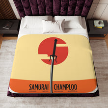 Load image into Gallery viewer, Anime Samurai Champloo Sherpa Blanket

