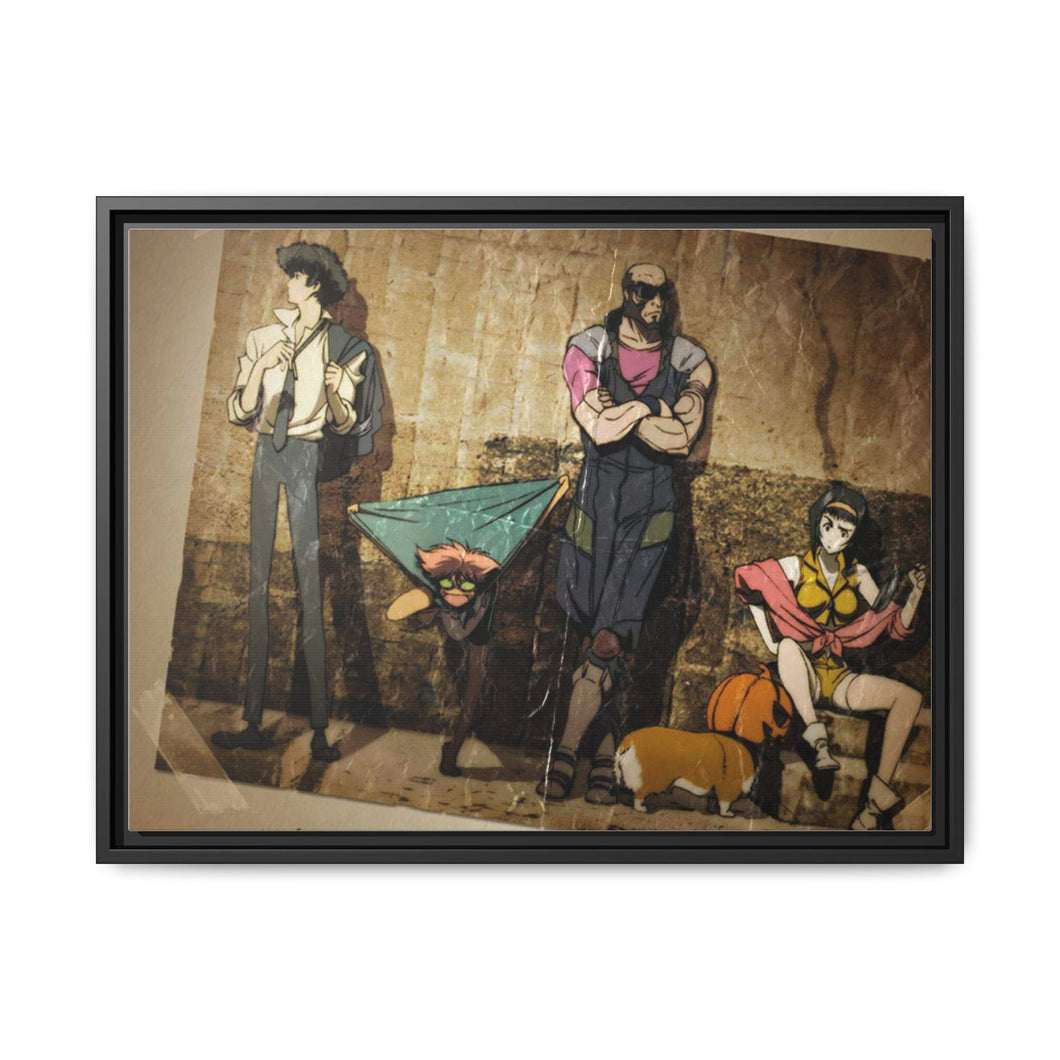 Anime Cowboy Bebopr Canvas Framed Art Print