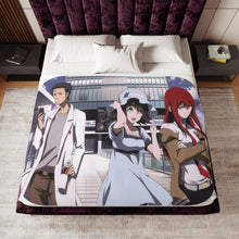 Load image into Gallery viewer, Okabe, Kurisu &amp; Mayuri Sherpa Blanket
