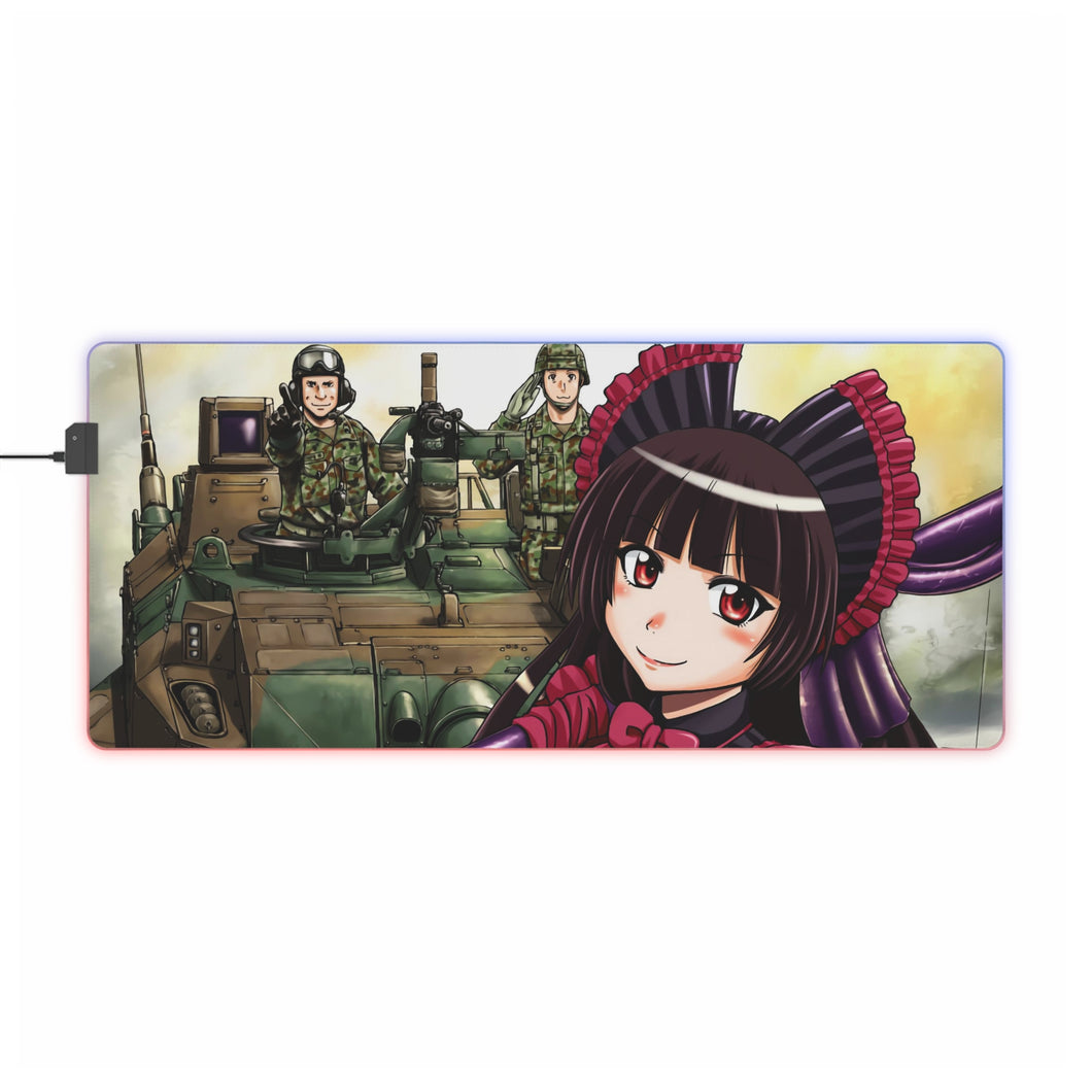 Anime GATE RGB LED Mouse Pad (Desk Mat)