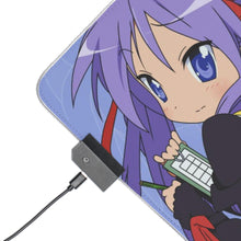 Load image into Gallery viewer, Lucky Star Konata Izumi, Kagami Hiiragi RGB LED Mouse Pad (Desk Mat)
