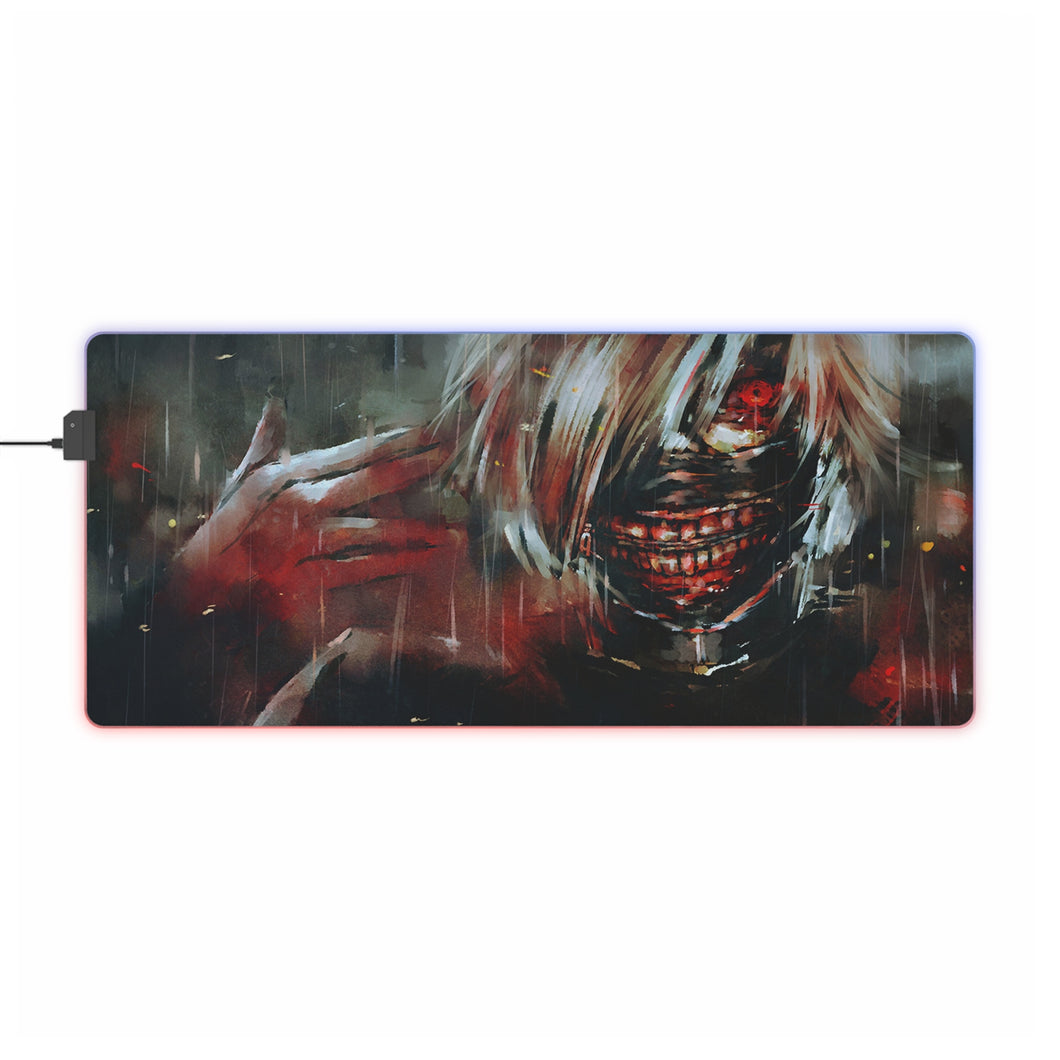 Tokyo Ghoul Ken Kaneki RGB LED Mouse Pad (Desk Mat)