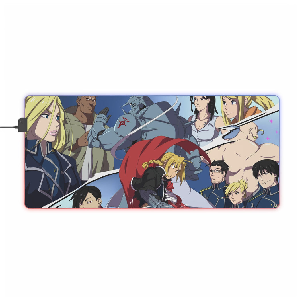Anime FullMetal Alchemist RGB LED Mouse Pad (Desk Mat)