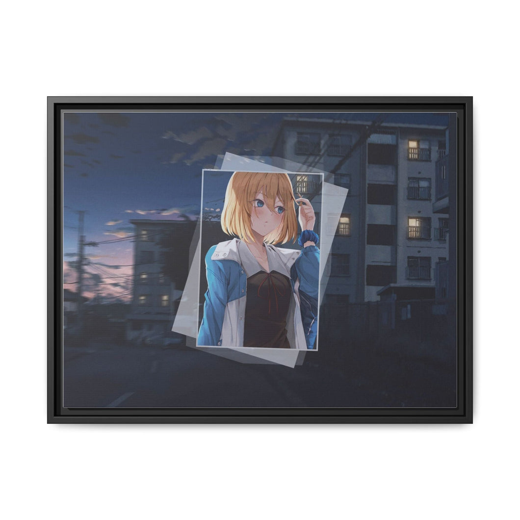 Ai Hayasaka Canvas Framed Art Print
