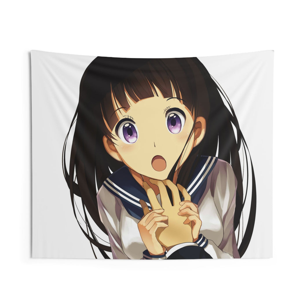 Eru Chitanda  Face Indoor Wall Tapestry