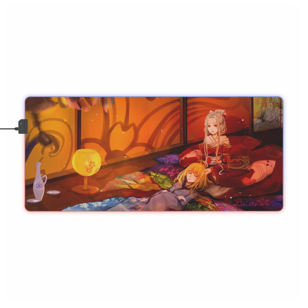 Fate/Zero Saber, Irisviel Von Einzbern RGB LED Mouse Pad (Desk Mat)