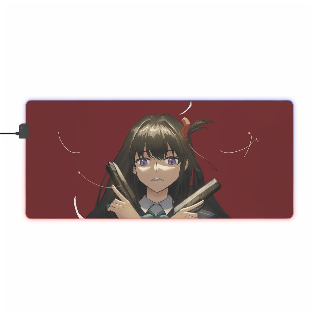 Lycoris Recoil Takina Inoue RGB LED Mouse Pad (Desk Mat)