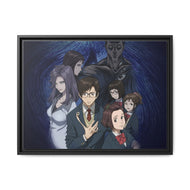 Parasyte -the Maxim- Main Members and Villain Canvas Framed Art Print