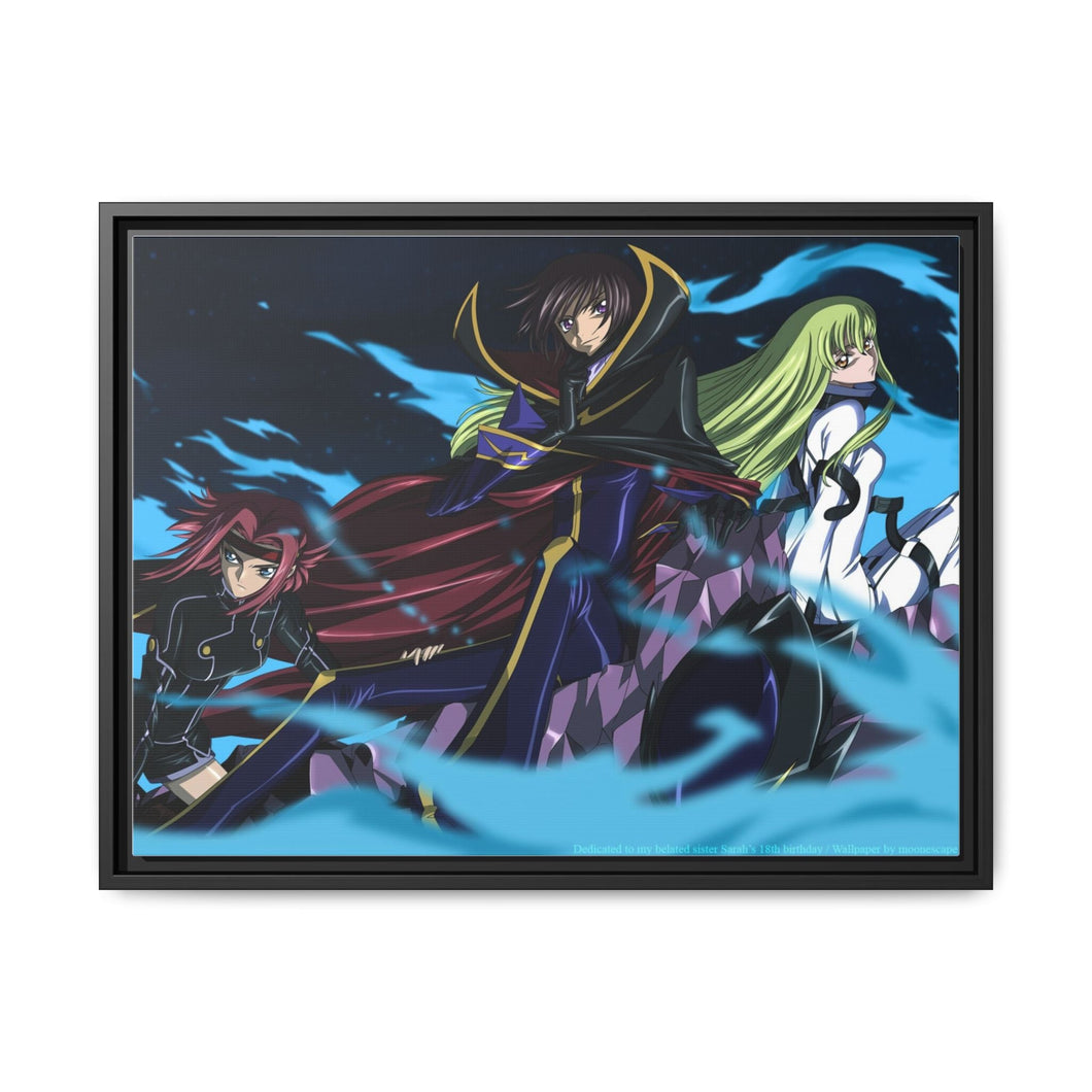 Anime Code Geass Canvas Framed Art Print