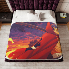Load image into Gallery viewer, Anime Tengen Toppa Gurren Lagann Sherpa Blanket
