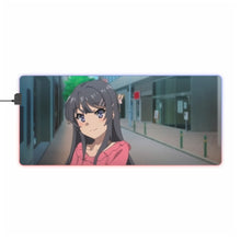 Load image into Gallery viewer, Sakurajima Mai RGB LED Mouse Pad (Desk Mat)
