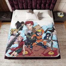 Load image into Gallery viewer, Anime Naruto Sherpa Blanket
