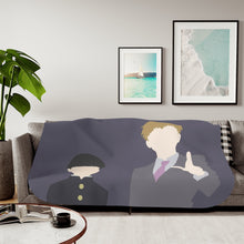 Load image into Gallery viewer, Anime Mob Psycho 100 Sherpa Blanket

