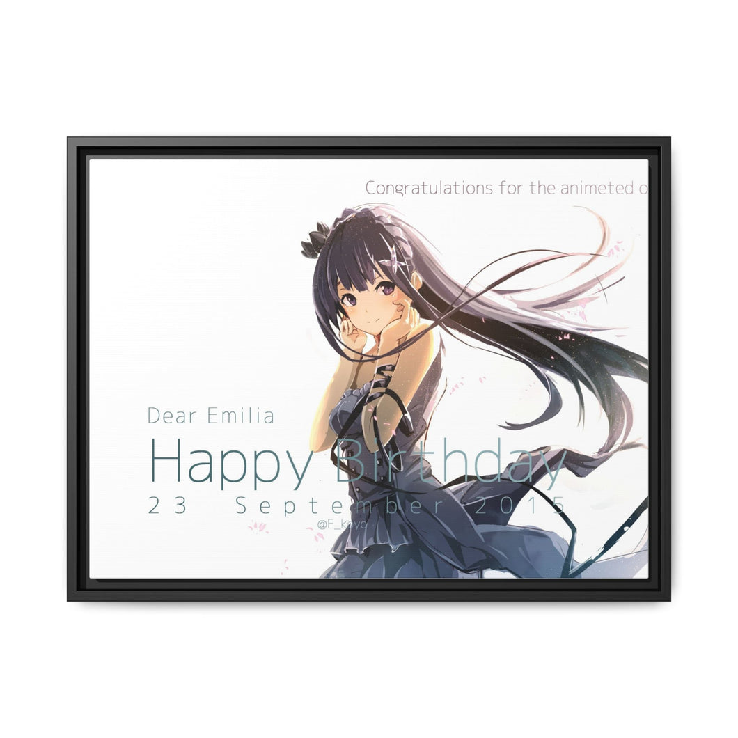 Anime Re:ZERO -Starting Life in Another World- Canvas Framed Art Print