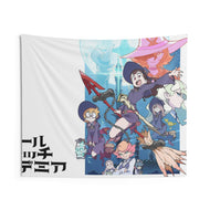 Little Witch Academia Atsuko Kagari, Sucy Manbavaran, Diana Cavendish, Amanda O'neill, Computer Keyboard Pad Indoor Wall Tapestry