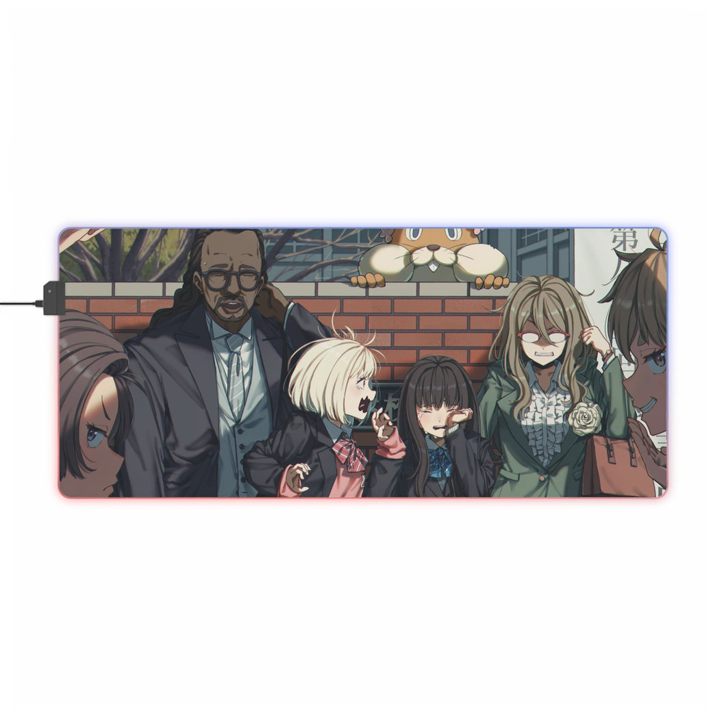 Lycoris Recoil RGB LED Mouse Pad (Desk Mat)