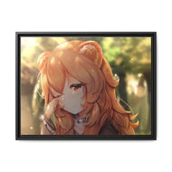 Cute raphtalia Canvas Framed Art Print