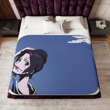 Load image into Gallery viewer, Anime Samurai Champloor Sherpa Blanket
