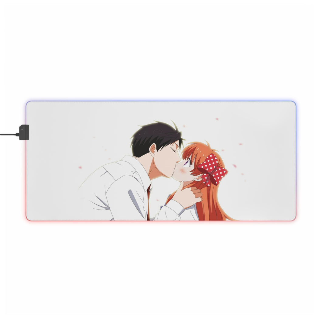 Monthly Girls' Nozaki-kun Chiyo Sakura, Umetarou Nozaki RGB LED Mouse Pad (Desk Mat)