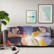 Load image into Gallery viewer, Anime Kill La Kill Sherpa Blanket
