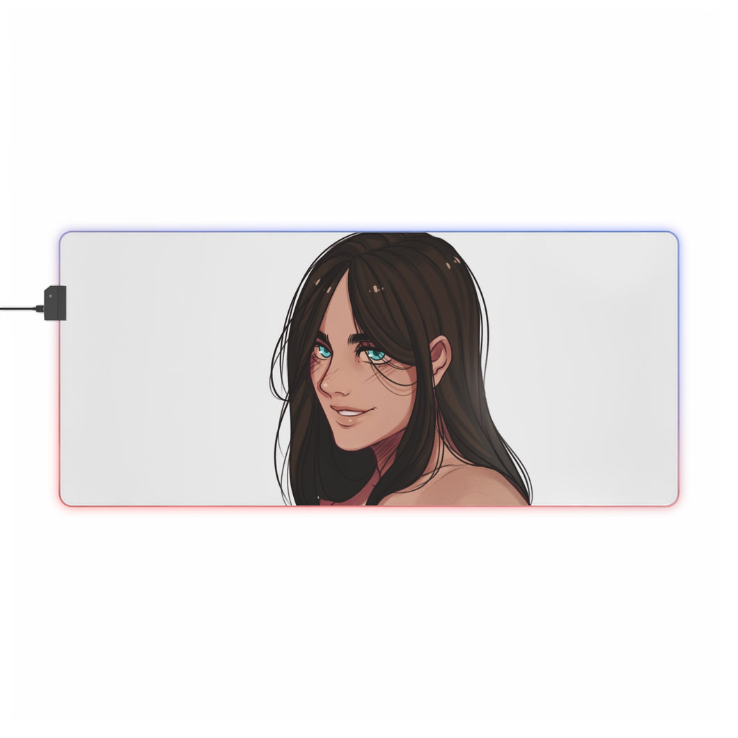 Anime Attack On Titan RGB LED Mouse Pad (Desk Mat)